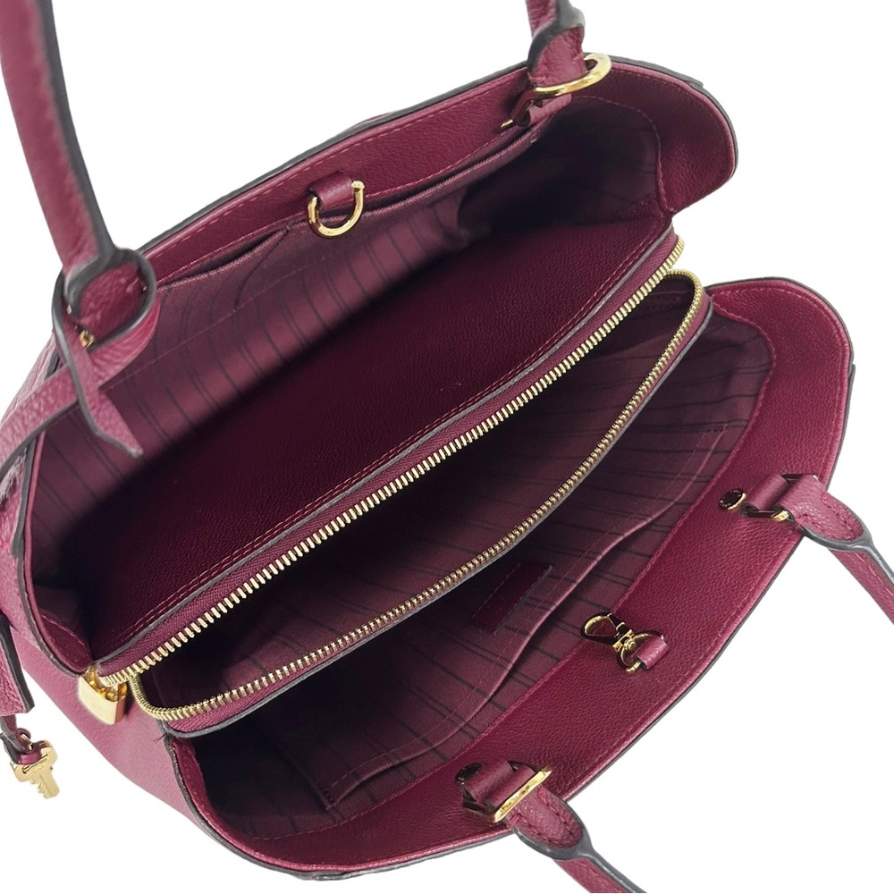 Louis Vuitton M41196 Montaigne MM Satchel Monogram Empreinte Amplant Pink Berry - Picture 11 of 11